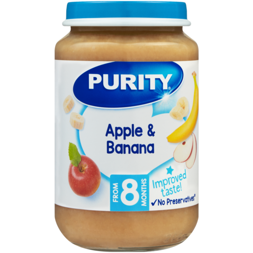 PURITY Apple & Banana Baby Food 200ml
