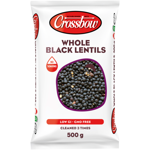 Crossbow Black Lentils Pack 500g