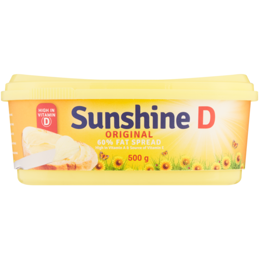 Sunshine D Original 60% Fat Spread 500g