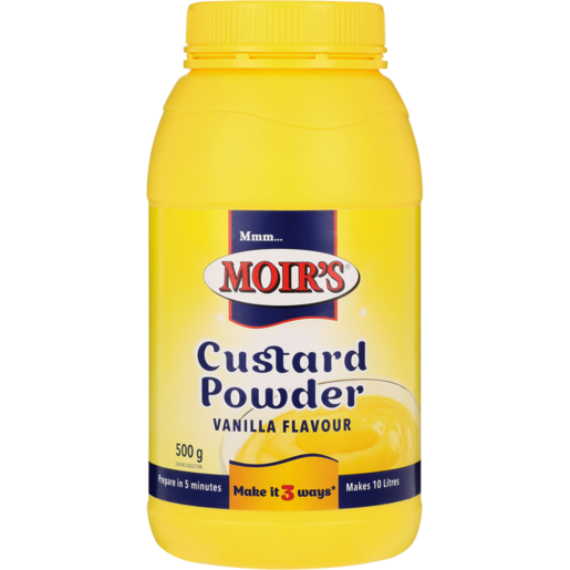 Moir's Vanilla Custard Powder Tub 500g