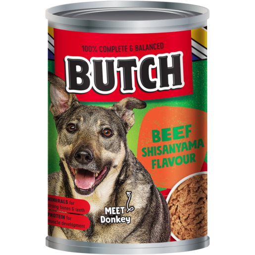 Butch Beef Shishanyama Flavoured Adult Dog Food Can 420g