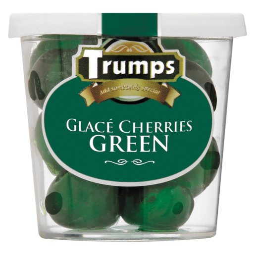 Trumps Glacé Green Cherries 75g
