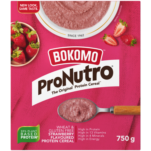 ProNutro Wheat & Gluten Free Strawberry Flavoured Protein Cereal 750g
