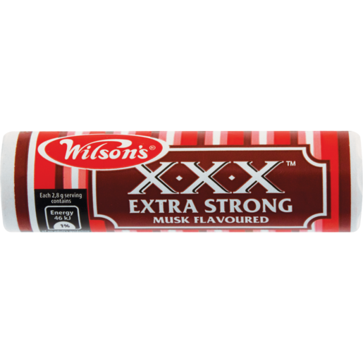 Wilson's XXX Extra Strong Musk Flavoured Mints 26g
