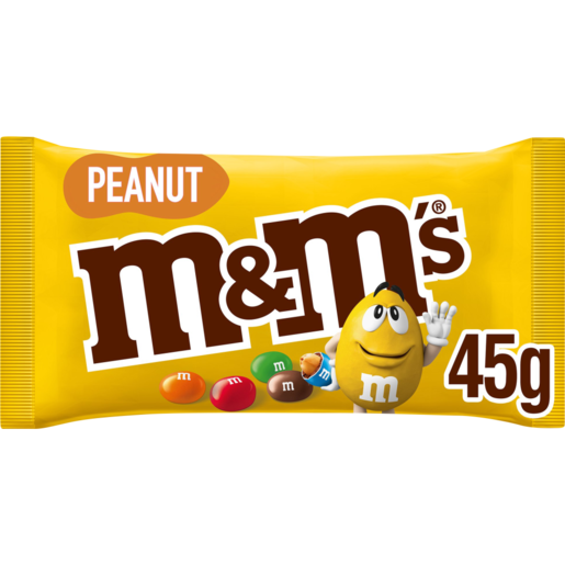 M&M's Chocolate Peanut Sweets 45g