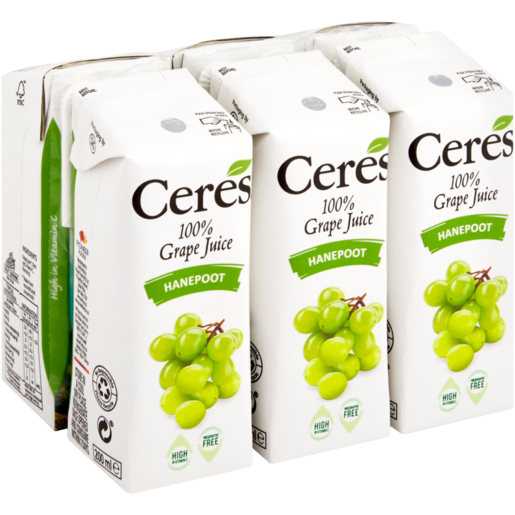 Ceres Hanepoot Juice Pack 6 x 200ml