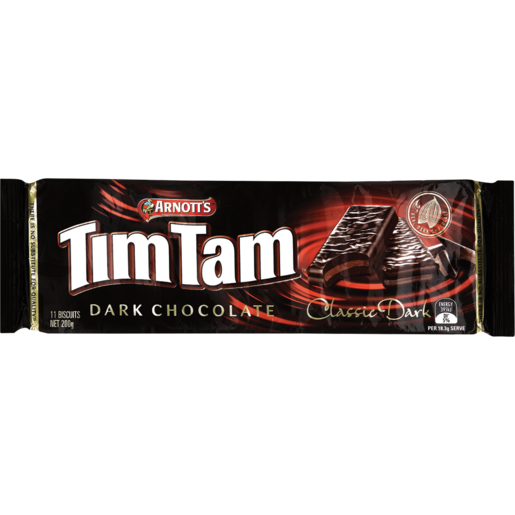 Arnott's Tim Tam Classic Dark Chocolate Biscuits 200g