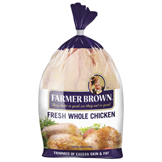 Farmer Brown Fresh Whole Chicken Per kg