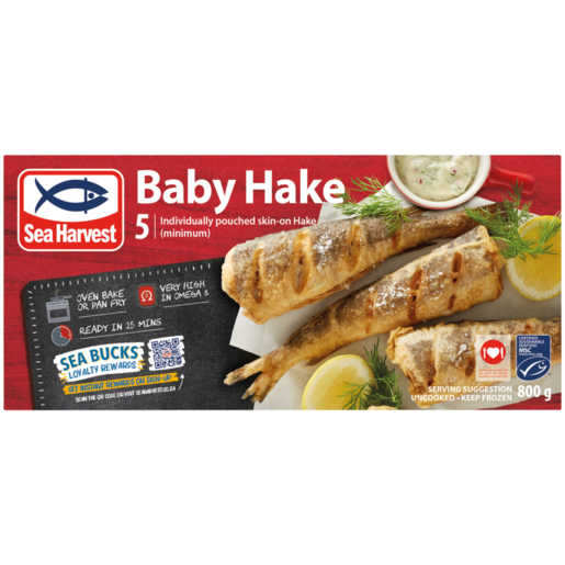 Sea Harvest Frozen Baby Hake 5 Pack