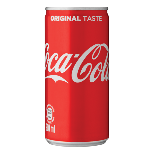 Coca-Cola Original Soft Drink Can 200ml