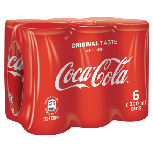 Coca Cola Original Lata 220ml x6 - Andina - Coca-Cola