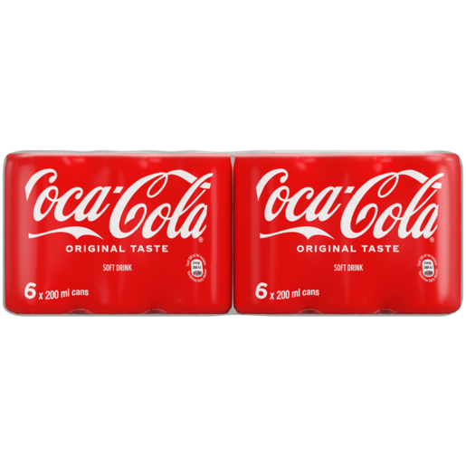 Coca-Cola Original Taste Soft Drinks 24 x 200ml