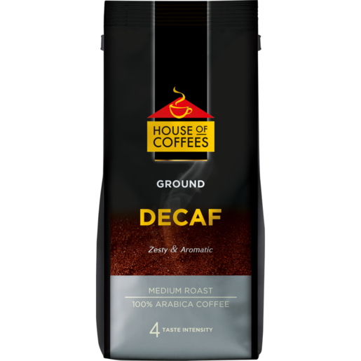 House of Coffees Decaf Ground Arabica Coffee 250g