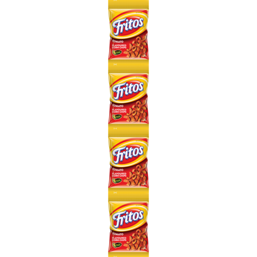 Fritos Ribbons Tomato Flavoured Corn Chips 4 x 25g