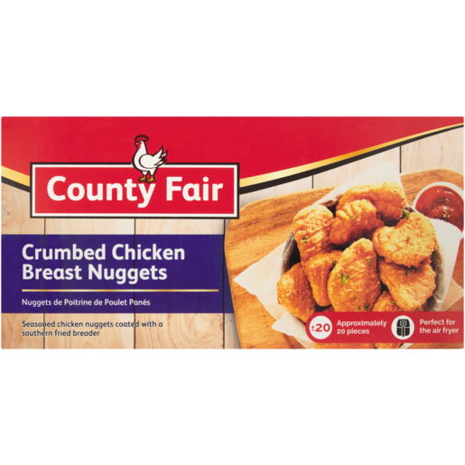 County Fair Frozen Crumbed Chicken Breast Nuggets 400g