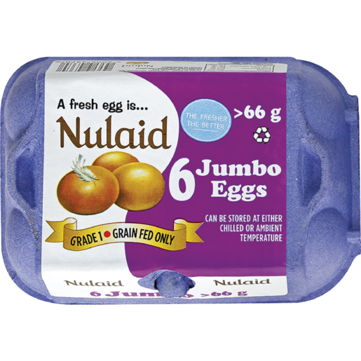 Nulaid Jumbo Eggs 6 Pack