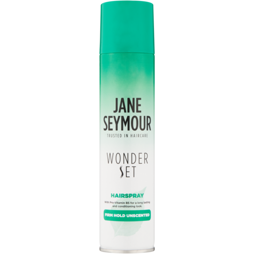 Jane Seymour Unscented Wonder Set Firm Hold Hairspray 300ml