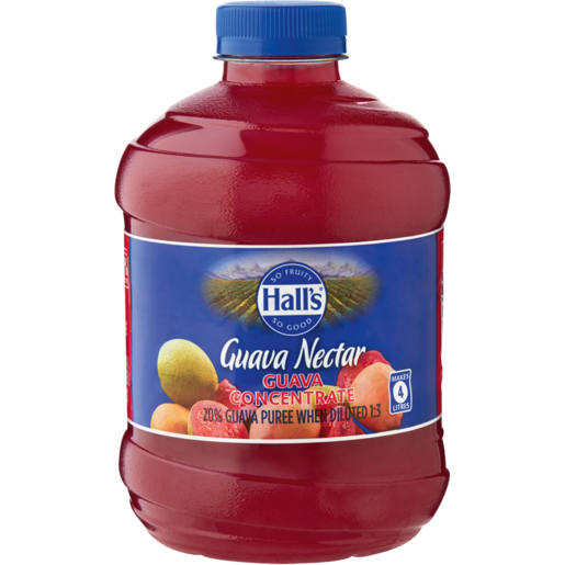 Hall's Guava Flavoured Concentrated Blended Fruit Nectar 1L