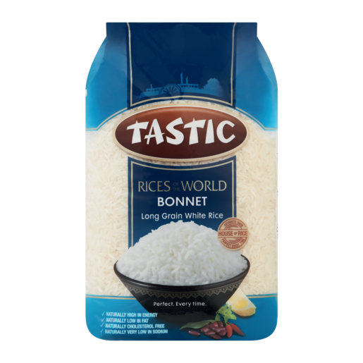 Tastic Bonnet Long Grain White Rice 2kg