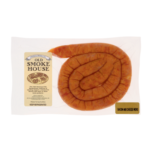 Old Smokehouse Bacon & Cheese Wors Per Kg