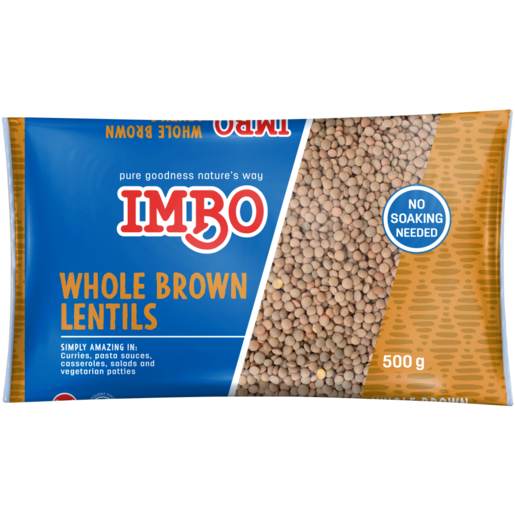 Imbo Brown Lentils 500g