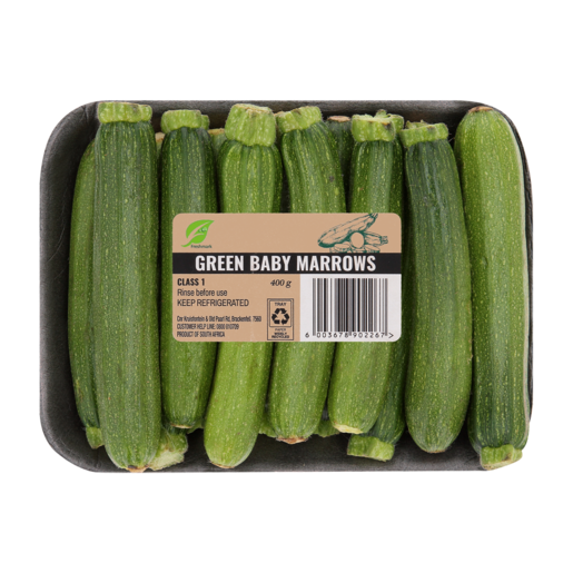 Green Baby Marrows Pack 400g