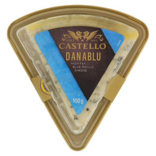 Castello Danablu Semi-Hard High Fat Blue Mould Cheese Pack 100g