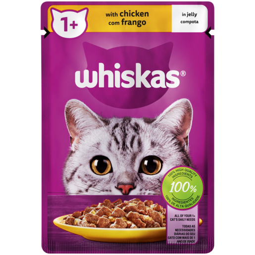 Whiskas Chicken In Jelly Cat Food 85g