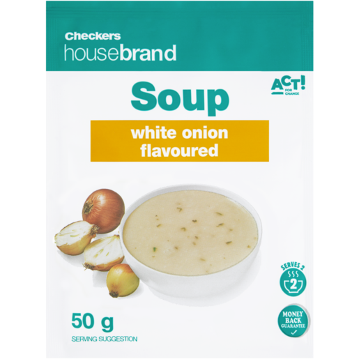 Checkers Housebrand White Onion Flavoured Soup 50g