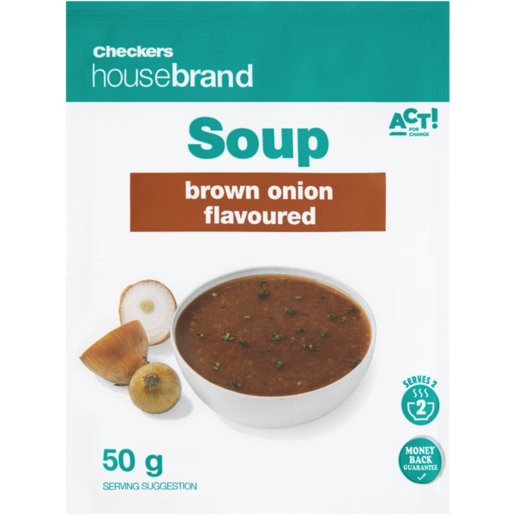 Checkers Housebrand Brown Onion Flavoured Soup 50g