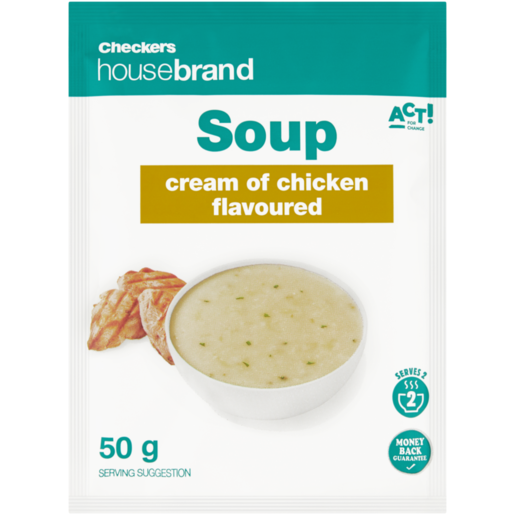 Checkers Housebrand Cream of Chicken Flavoured Soup 50g 