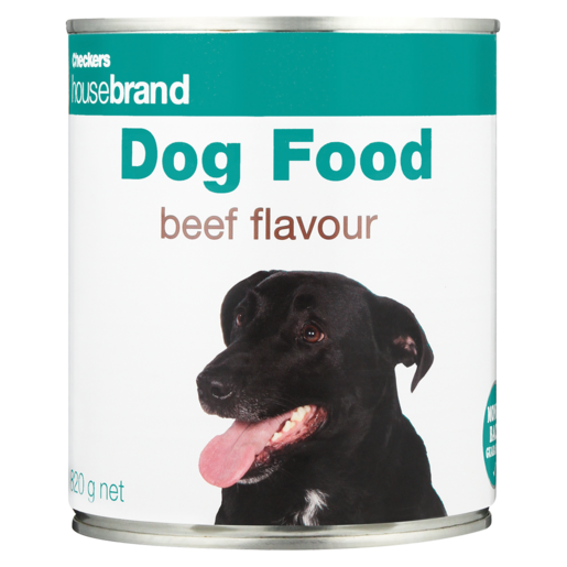 Checkers Housebrand Beef Dog Food Can 820g