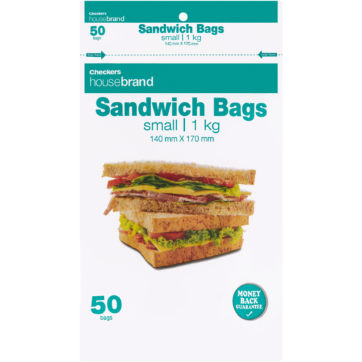 Checkers Housebrand Small Sandwich Bags 50 Pack