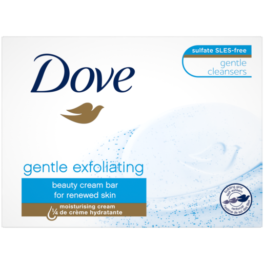 Dove Gentle Exfoliating Beauty Cream Bar Soap 100g