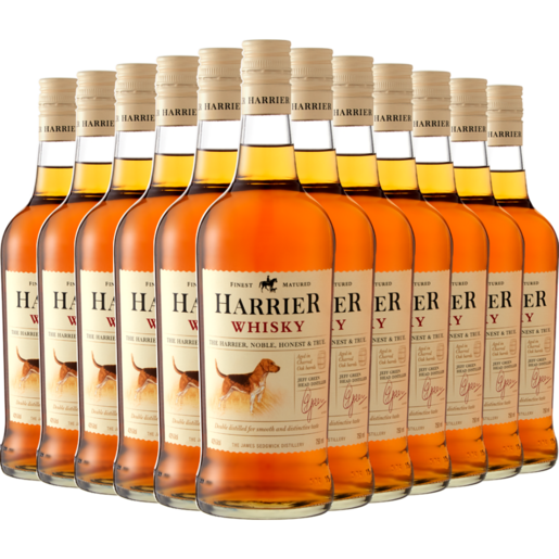 Harrier Whisky Bottles 12 x 750ml
