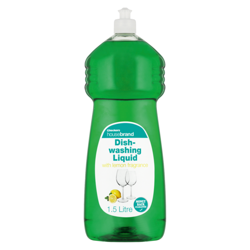 Checkers Housebrand Lemon Dishwashing Liquid 1.5L