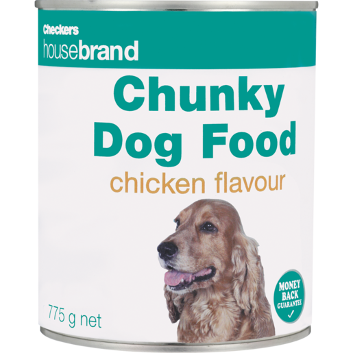 Checkers Housebrand Chunky Chicken Dog Food Can 775g