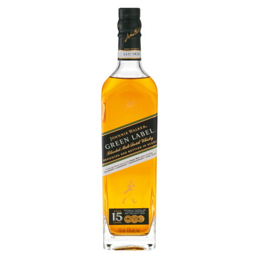 Johnnie Walker Green Label Malt Whiskey Bottle 750ml