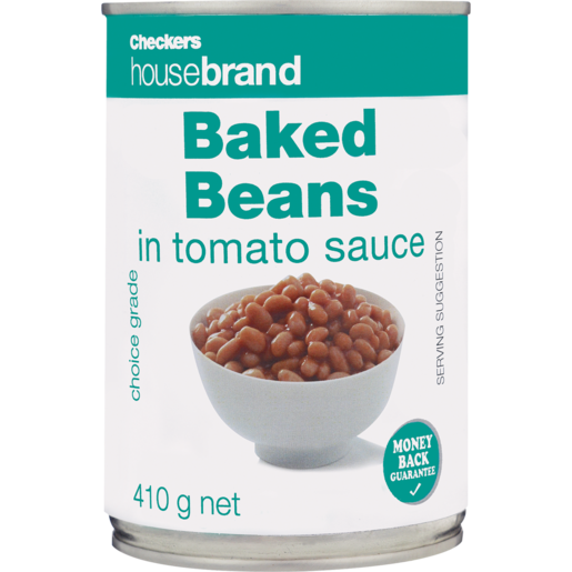 Checkers Housebrand Baked Beans In Tomato Sauce 410g