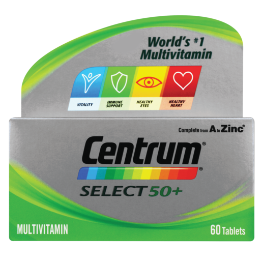 Centrum Select 50+ Multivitamin Tablets 60 Pack