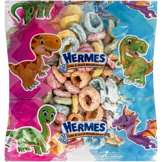 Hermes Fruity Rings Maize Snack 100g
