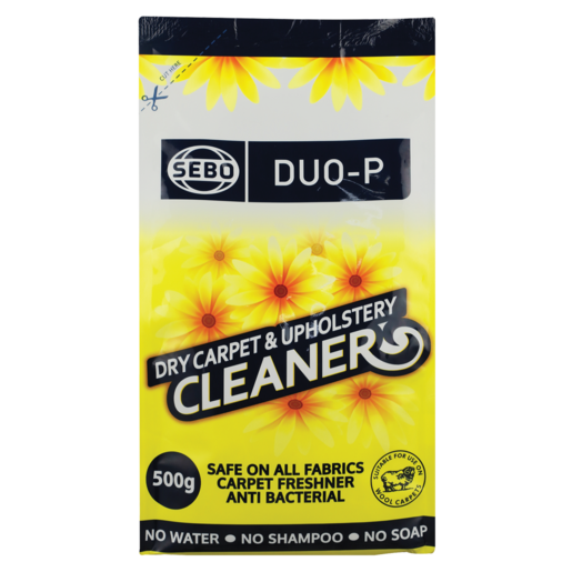 Sebo Duo-P Dry Carpet & Upholstery Cleaners 500g