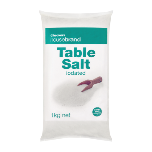 Checkers Housebrand Iodated Table Salt 1kg