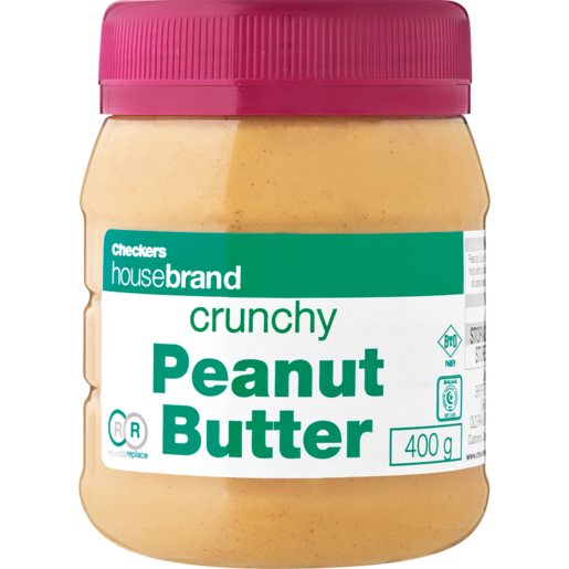 Checkers Housebrand Crunchy Peanut Butter 400g