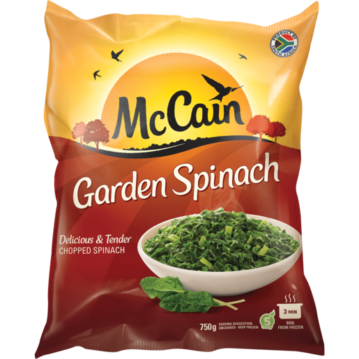 McCain Frozen Garden Spinach 750g