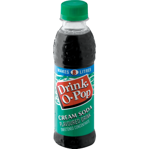 Drink-O-Pop Cream Soda Concentrated Cordial 200ml