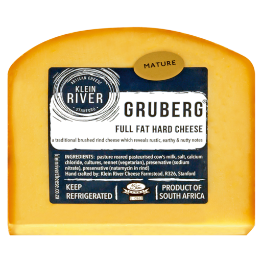Klein River Gruberg Full Fat Matured Hard Cheese