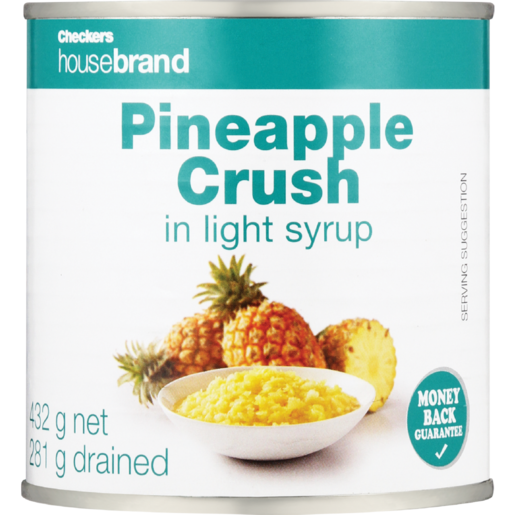 Checkers Housebrand Pineapple Crush In Light Syrup 432g