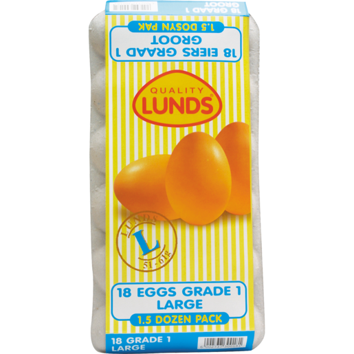Lunds Large Eggs 18 Pack