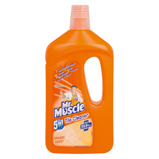  Mr  Muscle Orange  Burst 5 In 1 Tile Cleaner  750ml 